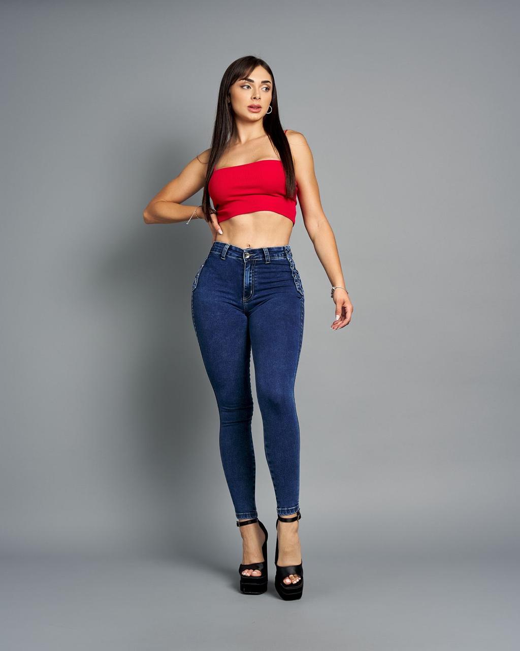 JEANS OJETILLOS BLUE