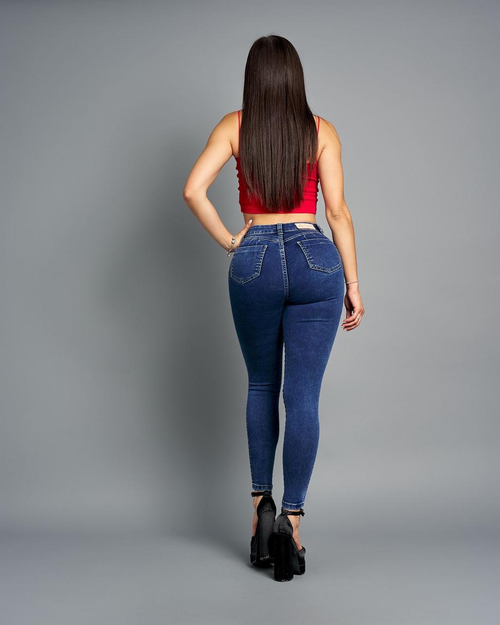 JEANS OJETILLOS BLUE